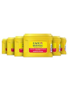 Caf Bustelo Espresso Ground Coffee Dark Roast 22 Ounce Canister 6 Count Case