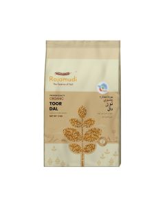 Organic Toor Dal 2kg : Unpolished Arhar Dal / High in Protein & Fiber