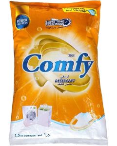 Feah Comfy Detergent Powder 1.5 kg - High-Performance Laundry Detergent for Powerful Stain Removal, Deep Cleaning Formula, Long-Lasting Freshness, Brightens Whites and Colors, 1.5kg Value Pack