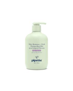 Pipette Baby Shampoo and Body Wash - Vanilla + Ylang Ylang, Tear-Free Bath Time, Hypoallergenic, Moisturizing Plant-Derived Squalane, Non-Toxic, Sulfate Free, 11.8 fl oz