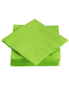 Amcrate Big Party Pack 40 Count Kiwi Green Dinner Napkins Tableware Ideal for Wedding Party Birthday Dinner Lunch Cocktails 7 x 7