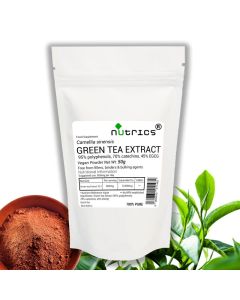 NutricsÂ® 25:1 Green Tea Extract 95% Polyphenols 70% catechins 45% EGCG 50g