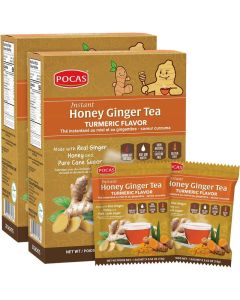 Pocas Instant Honey Ginger Tea with Turmeric