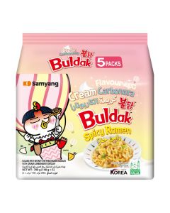 Buldak Ramen Cream Carbo 140gm Pack Of 5
