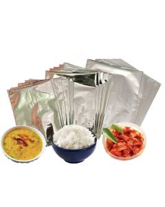 200 Pcs Hot and Fresh 5X7 IN Aluminium Silver Foil Plastic Pouches Bags for Multipurpose for Tea Coffee Food Packaging Metalized HotDry Food Parcel Bags Pack of 200 5X7