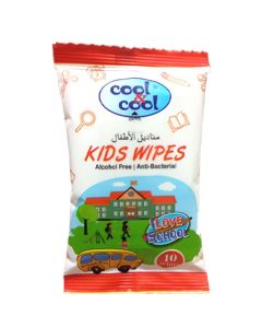 Anti-Bacterial Kids Wipes - 10 Wipes