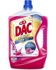 Dac Multi Purpose Disinfectant Rose 3Litre