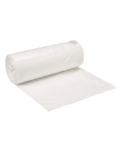 Houzi Garbage Bags, 400 PCS, 50x60cm HDPE, White, Leak-Proof