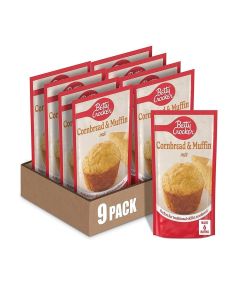 Betty Crocker Cornbread and Muffin Baking Mix, 6.5 oz. (Pack of 9)