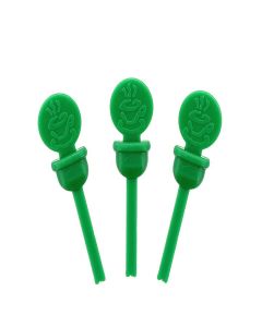 StixToGo Beverage Plugs - Leak Prevention Coffee Accessory for Hot Drinks, Disposable Coffee Stoppers, Fits Standard Lids - Green, 2", Pack of 2000