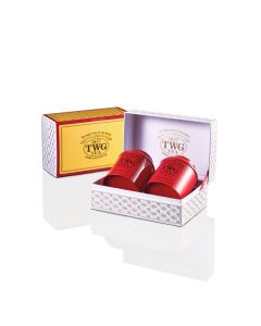 My Posh Tea Set in Classic Tea Tin Gift Box - 1837 Black Tea, 1837 Green Tea (120g & 150g)