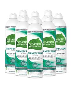 Seventh Generation Disinfecting Spray Cleaner Eucalyptus and Thyme Disinfectant 139 oz Pack of 8