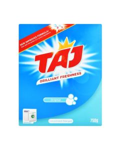 TAJ Detergent Powder 750G – 2IN1 BLUE Laundry Washing Powder Deep Clean Stain Remover Fresh Clothes