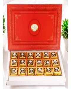 Ghasitaram Gifts Jaiccha Mewa Bites Box 18 Pcs /Sweets/Sweets Gift Pack/Diwali Sweets/Indian Mithai/Diwali Sweets Gift Box/Sweets Gift Box