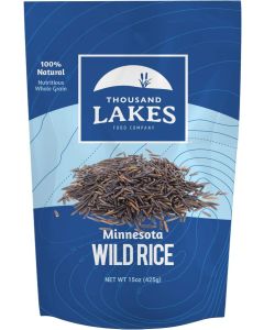 Thousand Lakes Minnesota Grown Wild Rice - 15 Ounce All Natural Premium Grade