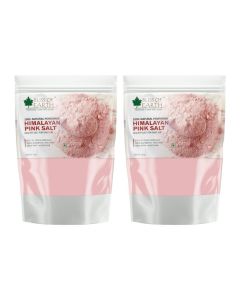 Pakistani Himalayan Pink Salt Fine Powder 500gm For Healthy Cooking, Natural Substitute of White Salt, Saindha Namak Pure pack of 2