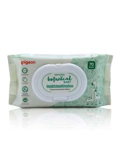 Baby Natural Botanical Baby Soft Natural Bamboo Planted Gentle Cleansing Wet Wipes 70 Sheets