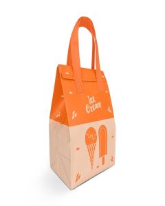 Insulated Ice Cream Carry Bags for Delivery / Thermal Frozen Food Cooler Bags / Leak-Proof & Lightweight / Pack of 15