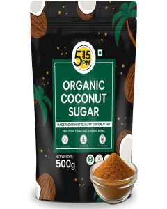 5:15PM Coconut Sugar Organic Natural 500g /100% Organic Coconut Sugar I Unrefined Pure Natural Sweetener