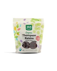 365 by Whole Foods Market Organic Thompson Raisins 8 Ounce