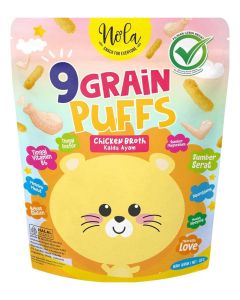 Nola - Gluten Free Puffs with 9 Grains & Chicken Broth 25G