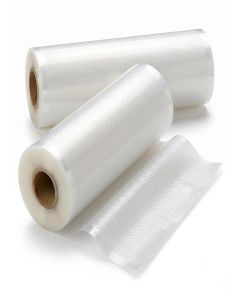 SKY FLEXI PACK Vacuum Sealer Roll for Food Storage (Pack of 2), 20cm x 5m / BPA Free Embossed Roll for Freezer, Meal Prep & Sous Vide / Food Grade