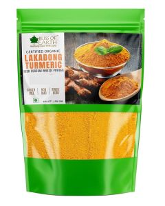 Bliss of Earth 9-12% Curmumin Lakadong Turmeric Powder 250g, Premium Kurkum Powder For Golden Milk, Immunity Drink, Cooking & Wellness