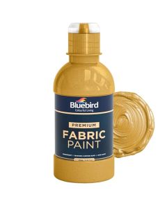 BLUEBIRD Fabric Paint Light Gold 85 Fl Oz Permanent Fabric Paints for Clothes and Furniture Upholstery