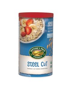 Natures Path Organic Steel Cut Oats Instant Oatmeal 30 oz Pack of 6 NonGMO