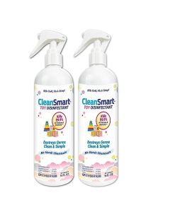 CleanSmart Toy Disinfectant Spray Kills 999 of Viruses and Bacteria Rinse Free 16 oz Bottle Pack of 2