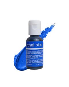Chefmaster Royal Blue LiquaGel Food Coloring Vibrant Color ProfessionalGrade Dye for Icing Frosting Fondant Baking Decorating FadeResistant EasytoUse Made in USA 070 oz