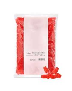 Albanese Candy Strawberry Gummi Bears 5pound Bag