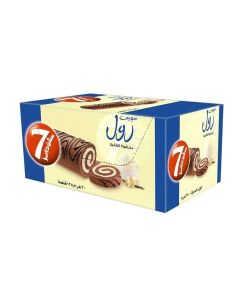 7 Days Swiss Roll Mini Vanilla Flavored Cake- 12X20gms