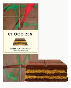 Choco Zen Crispy Kunafa Buenissimo Milk Chocolate Bar 190g