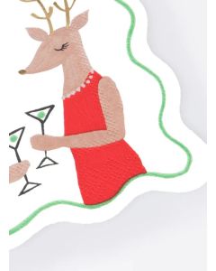 Mr. & Mrs. Reindeer Small Napkins