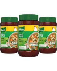 Knorr Granulated Chicken Flavor Bouillon - 3 Pack, 2 lb Each, Fat and Cholesterol Free