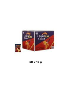OMAN CHILLI FLAVOUR CHIPS WHOLESALE CARTON PACK OF 50PCS X 15GM
