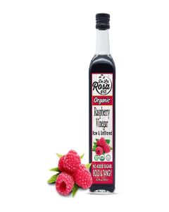 De La Rosa Organic Raspberry Vinegar, Raw & Unfiltered (16.9oz)