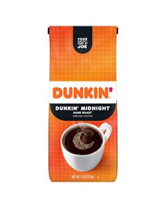 Dunkin Donuts Ground Coffee Dunkin Midnight 12 Oz Bag