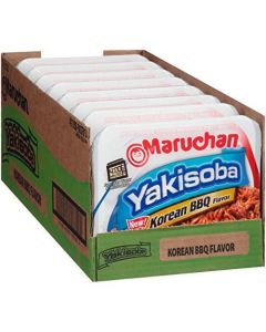 Maruchan Yakisoba Korean BBQ Flavor StirFried Japanese Instant Ramen Noodles High Protein Microwavable Meal 412 Oz 8 Pack