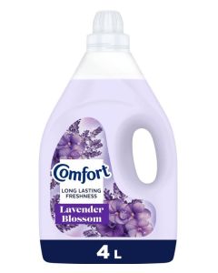 COMFORT Fabric Softener, Lavender Blossom, for longer lasting freshness & soft clothes, 4L