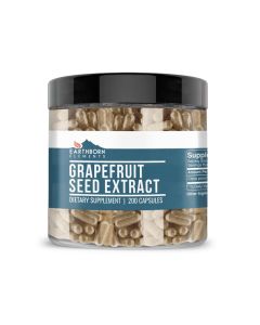 Earthborn Elements Grapefruit Seed Extract 200 Capsules Pure Undiluted No Additives