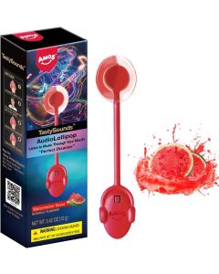 AMOS TastySounds Audio Lollipop - Watermelon Flavor, Sugar-Free Singing Candy