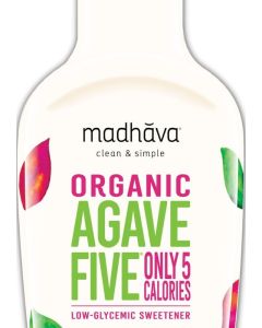 Madhava Organic Agave Five Low-Glycemic Sweetener