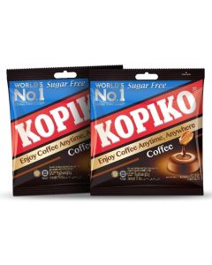 Kopiko Sugar Free Coffee Candy - Bold-Tasty Hard Candy with Real Coffee Extract (2-Pack 4.23oz Each)