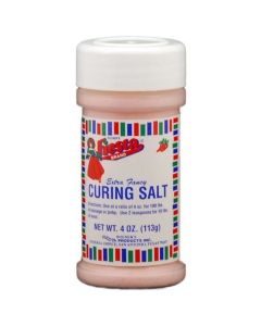 Bolners Fiesta Curing Salt for Jerky Sausages or Smoking Meats Can Cure Up To 100 Lbs of Meat per 4Ounce Bottle