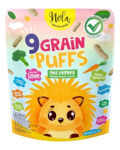 Nola - Gluten Free Puffs with 9 Grains & Veggies 25G