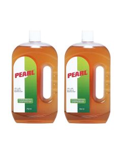 Pearl Antiseptic Disinfectant Liquid 1.5L Pack 2 x 750ml Multipurpose Hygiene Liquid for Personal/Daily hygiene Clothes, Surface and Home Cleaning 750 ML X 2