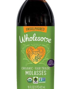 Wholesome Sweeteners Organic Unsulphured Blackstrap Molasses, 16 oz