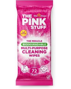 The Pink Stuff Cleaning Multipurpose Wipes Large Size 72 Wipes